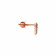 Zoul Gold Studs Earring ERNKDZL42403