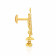 Malabar 22 KT Gold Studded Drops Earring ERNOBAN017