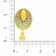 Malabar 22 KT Gold Studded Drops Earring ERNOSA029