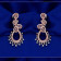 Mine Diamond Studded Gold Studs Earring ERPDALR10132