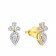Mine Diamond Studded Gold Studs Earring ERPDALR10236