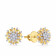 Mine Diamond Studded Gold Studs Earring ERPDGEN10518