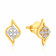 Mine Diamond Studded Gold Studs Earring ERPDGEN11061
