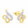 Mine Diamond Studded Gold Studs Earring ERPDGEN11122