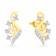 Mine Diamond Studded Gold Studs Earring ERPDGEN11788