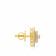 Mine Diamond Studded Gold Studs Earring ERPDGEN12035