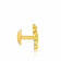 Malabar 22 KT Gold Studded Earring ERSK06A