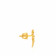 Malabar 22 KT Gold Studded Earring ERSK1598A