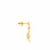 Malabar 22 KT Gold Studded Dangle Earring ERSK4843