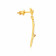 Malabar 22 KT Gold Studded Dangle Earring ERSK5588
