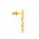 Malabar 22 KT Gold Studded Dangle Earring ERSK5880