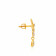 Malabar 22 KT Gold Studded Drops Earring ERSKSNP3535