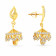 Malabar 22 KT Gold Studded Jhumki Earring ERSKYDZ081