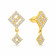 Malabar 22 KT Gold Studded Drops Earring ERSKYDZ110