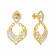 Malabar 22 KT Gold Studded Chandbali Earring ERSKYDZ1787