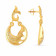 Malabar 22 KT Gold Studded Chandbali Earring ERSKYDZ1835