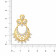 Malabar 22 KT Gold Studded Chandbali Earring ERSKYDZ3278