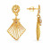 Malabar 22 KT Gold Studded Dangle Earring ERSKYDZ4248