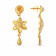 Malabar 22 KT Gold Studded Dangle Earring ERSKYDZ4536