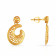 Malabar 22 KT Gold Studded Drops Earring ERSKYNO158