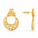 Malabar 22 KT Gold Studded Chandbali Earring ERSKYNO929