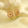Precia Gemstone Studded Drops Gold Earring ERSNGGM049