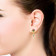 Precia Gemstone Studded Drops Gold Earring ERSNGGM063