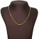 Malabar 22 KT Gold Studded Semi Long Necklace FAMAAAAAILAJ