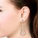 Mine Diamond Studded Chandelier Gold Earring FJEDCL0489ER