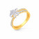 Mine Diamond Studded Casual Gold Ring FJRFAB1601RN