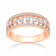 Mine Diamond Studded Gold Casual Ring FRALR10001