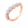 Mine Diamond Studded Gold Casual Ring FRALR10181