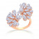 Mine Diamond Studded Gold Casual Ring FRALR10348