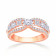 Mine Diamond Studded Gold Casual Ring FRALR10352