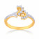 Malabar 22 KT Gold Studded Casual Ring FRDZBIO1145