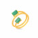 Precia Gemstone Gold Ring FRDZL24084