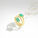 Precia Gemstone Gold Ring FRDZL24084