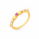 Precia Gemstone Gold Ring FRDZL24091
