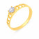 Malabar 22 KT Gold Studded Ring For Men FRDZSKY507
