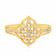 Era Uncut Diamond Studded Casual Gold Ring FRERHDCERGA032
