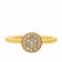Era Uncut Diamond Studded Casual Gold Ring FRERHDOSRGA017