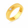 Mine Diamond Studded Gold Ring FREVR10220