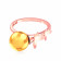 Malabar 18 KT Rose Gold Studded Casual Ring FRGEDZRURGW630