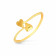Malabar 22 KT Gold Studded Casual Ring FRGEDZRURGW722