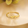 Malabar 22 KT Gold Studded Casual Ring FRGEDZRURGW727