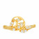 Malabar 22 KT Gold Studded Casual Ring FRGEDZRURGW756
