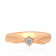Malabar 22 KT Rose Gold Studded Solitaire Ring FRGEGLKRRGT343