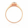 Malabar 22 KT Rose Gold Studded Ring For Men FRGEGLKRRGT344