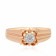 Malabar 22 KT Rose Gold Studded Ring For Men FRGEGLKRRGT355