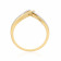 Mine Diamond Studded Gold Casual Ring FRGEN10597